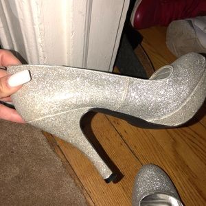 Silver heels